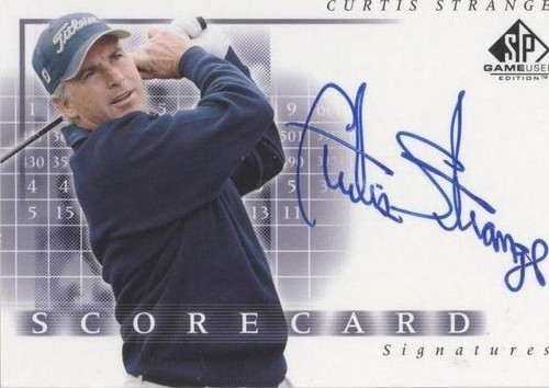 2002 SP Game Used Edition - Curtis Strange #SS-CS