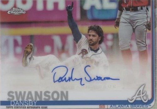 2019 Topps Chrome Update Series - Dansby Swanson #CUA-DSW