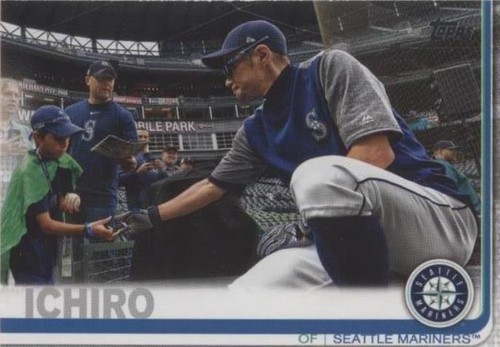 Ichiro 2019 Topps Update Variations 5x7 Gold #US206 /10