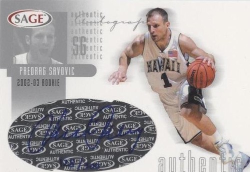 2002 Sage - Predrag Savovic #A27