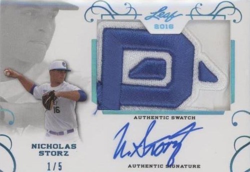 2016 Leaf Perfect Game All-American Classic - Nicholas Storz #PA-NS1
