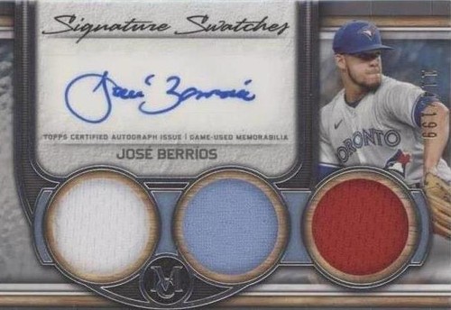 2023 Topps Museum Collection - José Berríos #SWTRA-JBE