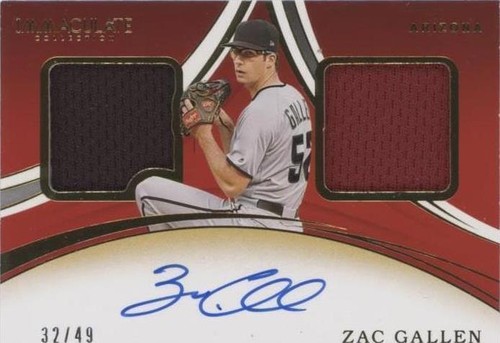 2020 Panini Immaculate Collection - Zac Gallen #DMS-ZG
