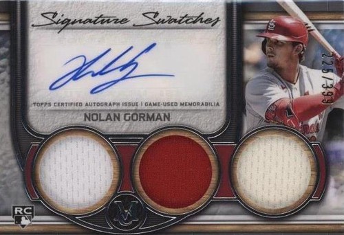 2023 Topps Museum Collection - Nolan Gorman #SWTRA-NG