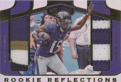 2019 Panini Plates & Patches Marquise Brown #RR-MBR