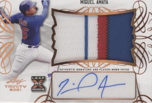 2021 Leaf Trinity - Miguel Amaya #PA-MA2