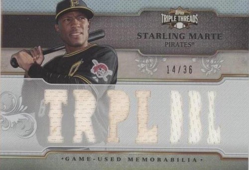 2014 Topps Triple Threads - Starling Marte #TTR-SMA1