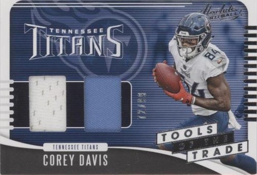 2019 Panini Absolute Corey Davis #TTD-CD