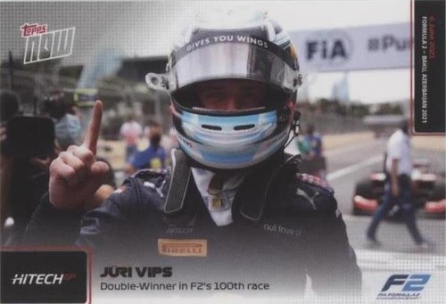 2021 Topps Now F1 - Juri Vips #019