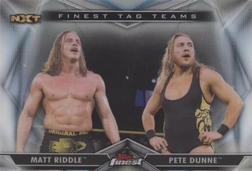2020 Topps Finest WWE - Matt Riddle Pete Dunne #TT-13