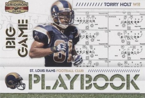 2008 Donruss Gridiron Gear Torry Holt #PL-6