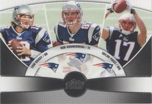 2010 Topps Prime Rob Gronkowski Taylor Price Tom Brady #3Q-29