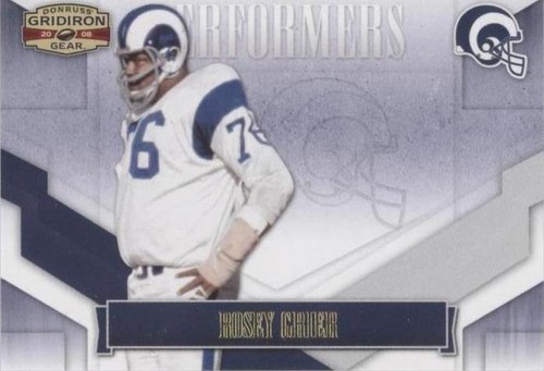 2008 Donruss Gridiron Gear Rosey Grier #P-40