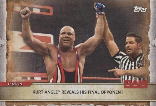 2020 Topps WWE Road to Wrestlemania - Kurt Angle #49