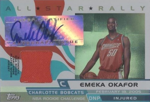 2005-06 Topps Big Game - Emeka Okafor #ASRA-EO