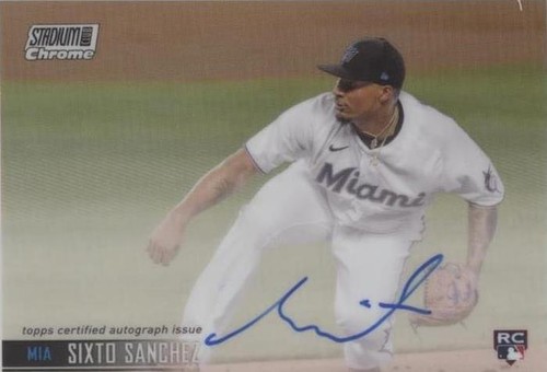 2021 Topps Stadium Club Chrome - Sixto Sanchez #SCCBA-SS
