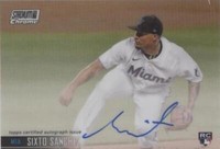 2021 Topps Stadium Club Chrome - Sixto Sanchez #SCCBA-SS