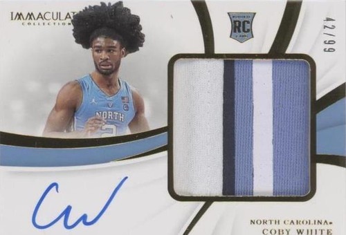 2019-20 Panini Immaculate Collection Collegiate - Coby White #88