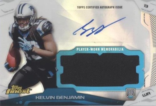 2014 Topps Finest Kelvin Benjamin #AJR-KB