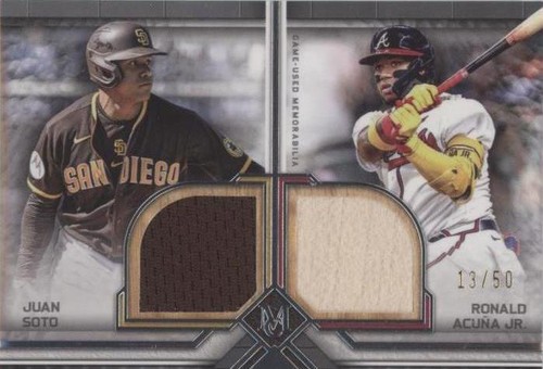 スポーツ選手 JUAN SOTO / RONALD ACUNA JR. DUAL AUTO 2021 Topps Museum Coll Dual Auto #AS Ronald Acuna Jr / Juan