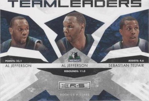 2009-10 Panini Rookies & Stars - Sebastian Telfair/Al Jefferson #17