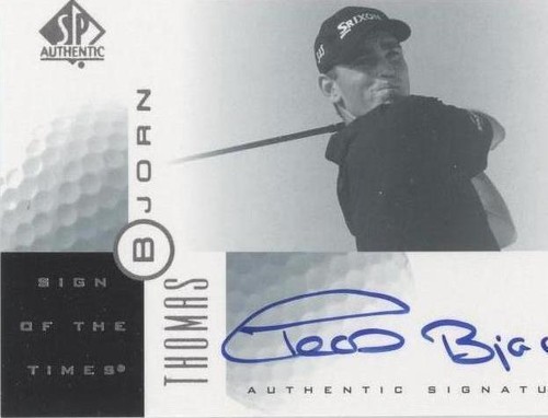 2001 SP Authentic - Thomas Bjorn #TB