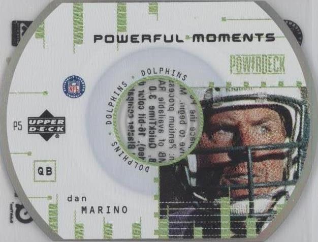 1999 Upper Deck Powerdeck Dan Marino #P5