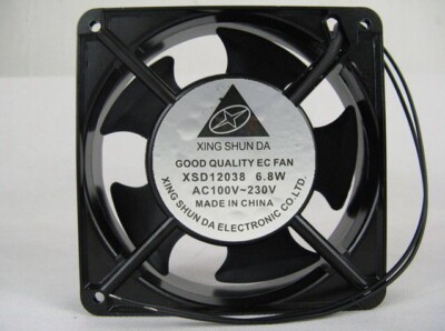 1 PCS XING SHUN DA XSD12038 AC 100V--230V 6.8W 12cm 12038  2 wire  cooling fan /