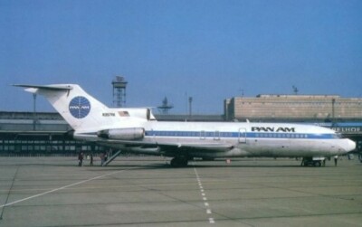 Pan Am Boeing 727-21 N357PA @ Berlin Tempelhof THF 1981 - postcard
