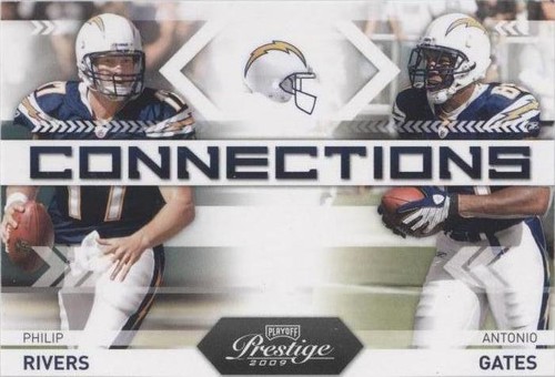 2009 Playoff Prestige Antonio Gates Philip Rivers #16