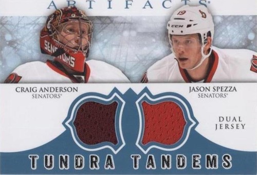 2012-13 Upper Deck Artifacts - Craig Anderson Jason Spezza #TT-SA