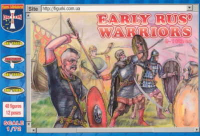 172 Early Rus' Warriors IX-X centuries AD Orion/Haron 72029 Plastic Model kit