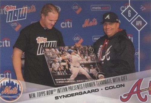 2017 Topps Now - Bartolo Colon Noah Syndergaard #NSBC