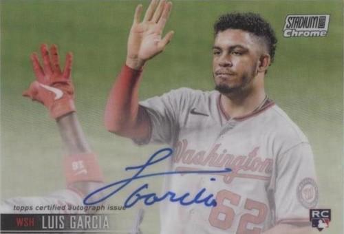 2021 Topps Stadium Club Chrome - Luis Garcia #SCCBA-LGA