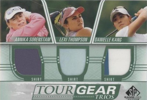 2021 SP Game Used - Annika Sörenstam Danielle Kang Lexi Thompson #TG3-STK