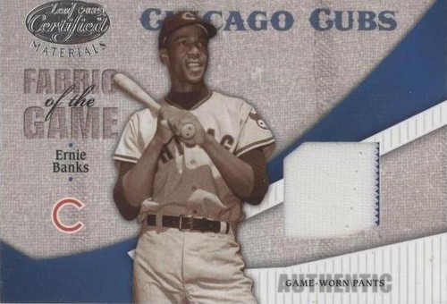 2004 Leaf Certified Materials - Ernie Banks #FG-161