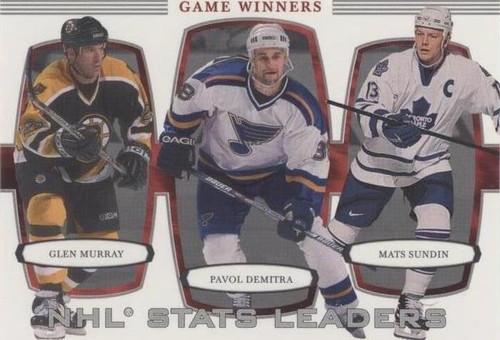 2002-03 In the Game Be A Player First Edition - Glen Murray Mats Sundin Pavol Demitra #378