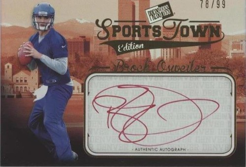 2012 Press Pass Sports Town Edition Autographs Brock Osweiler #ST BO