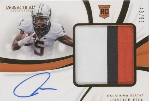 2019 Panini Immaculate Collection Collegiate Justice Hill #112