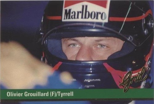 1992 Grid Motorcard Formula 1 - Olivier Grouillard #69