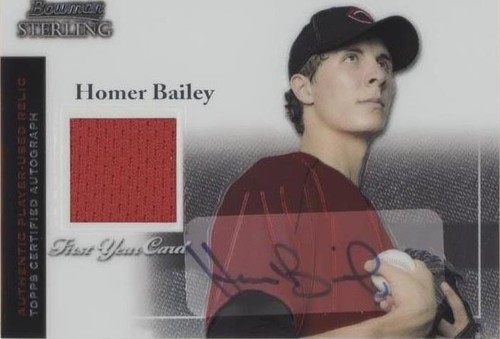 2004 Bowman Sterling - Homer Bailey #BS-HB