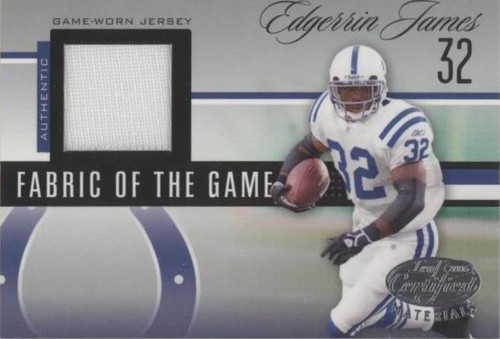 2006 Leaf Certified Materials Edgerrin James #FOTG-97