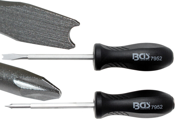SET 2 CACCIAVITI GIRAVITI SPECIALI PER VITI DANNEGGIATE CON TESTA BATTENTE BGS
