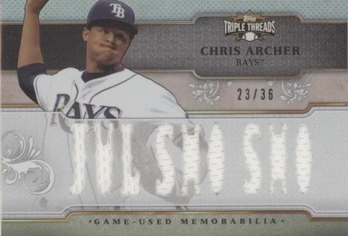 2014 Topps Triple Threads - Chris Archer #TTR-CA3