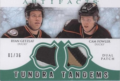 2012-13 Upper Deck Artifacts - Cam Fowler Ryan Getzlaf #TT-GF