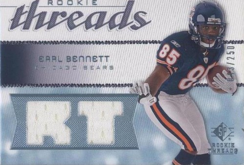 2008 SP Rookie Threads Earl Bennett #RT-EB