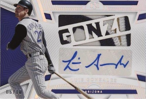 2023 Panini National Treasures - Luis Gonzalez #DMS-LG