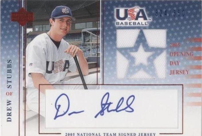 2005 Upper Deck США бейсбол - Drew Stubbs #DS-GU