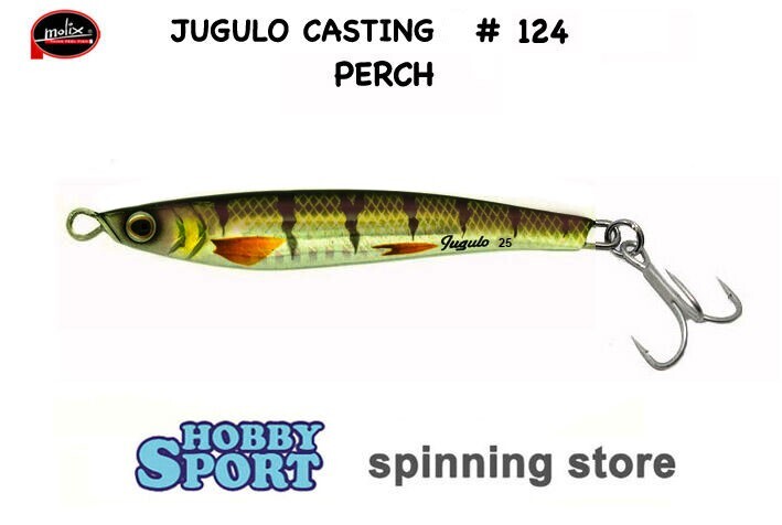 MOLIX JUGULO CASTING 25 GR COL 124 PERCH MOLIX ORIGINALE SPINNING MARE LAGO
