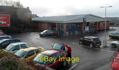 Photo 6x4 Lidl supermarket in Cinderford Bilson Green Viewed from High St c2012